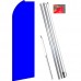 Solid Color Flutter-Style Feather Flag Bundle 14'